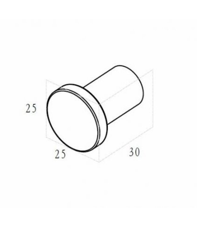 Handdoekhaak Wiesbaden Alonzo Chroom zonder rozet - 28.8000