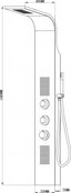 Douchepaneel Xellanz Erie RVS 148x22cm Thermostaatkraan Regendouche Massagejets - 29.3750 Douchepaneel Xellanz Erie RVS 148x22cm Thermostaatkraan Regendouche Massagejets - 29.3750