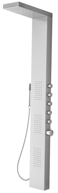 Douchepaneel Xellanz Ohio RVS 158x20cm Thermostaatkraan Regendouche Massagejets - 29.3752