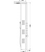 Douchepaneel Xellanz Ohio RVS 158x20cm Thermostaatkraan Regendouche Massagejets - 29.3752