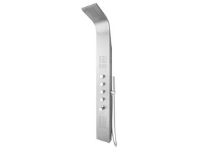 Douchepaneel Xellanz Huron RVS 160x20cm Thermostaatkraan Regendouche Massagejets - 29.3751