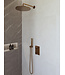 Regendoucheset inbouw 30cm Caral Geborsteld brons koper compleet - 29.3050