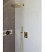 Regendoucheset inbouw 30cm Caral Geborsteld Messing compleet - 29.3048
