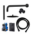 Regendoucheset inbouw 30cm Caral Mat Zwart compleet - 29.3046