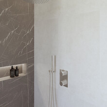 Regendoucheset inbouw 30cm Caral Chroom compleet - 29.3045