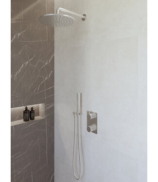 Wiesbaden Regendoucheset inbouw 30cm Caral Chroom compleet - 29.3045