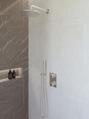 Regendoucheset inbouw 25cm Caral Chroom compleet - 29.3039