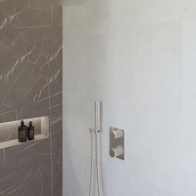 Regendoucheset inbouw 25cm Caral Chroom compleet - 29.3039