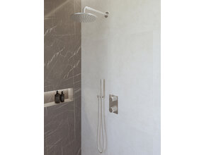 Regendoucheset inbouw 25cm Caral Chroom compleet - 29.3039