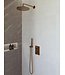 Regendoucheset inbouw 25cm Caral Geborsteld brons koper compleet - 29.3044