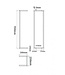 Handdoekenrek Wiesbaden Loft 95x25x20 Gunmetal - 28.7004