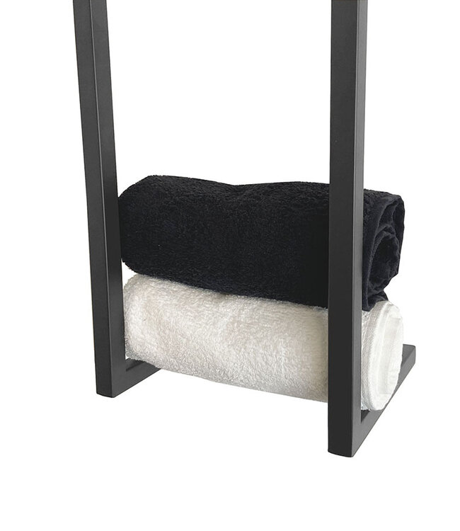 Handdoekenrek Wiesbaden Loft 95x25x20 Gunmetal - 28.7004