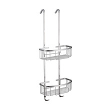 Doucherekje Wiesbaden Domo hangend geborsteld staal - 28.4096