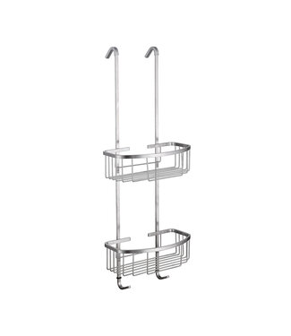 Wiesbaden Doucherekje Wiesbaden Domo hangend geborsteld staal - 28.4096