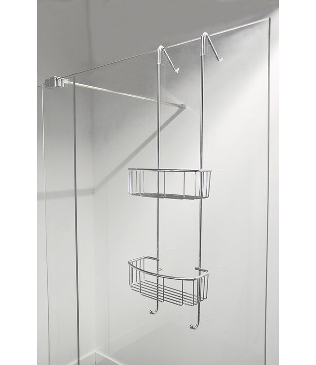 Doucherekje Wiesbaden Domo hangend Chroom - 28.4095