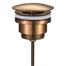 Afvoerplug Wiesbaden Caral geborsteld brons koper 5/4'' - 33.4468