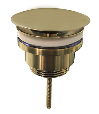 Wiesbaden Afvoerplug Wiesbaden Caral geborsteld Messing 5/4'' - 33.4459