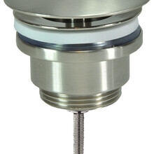 Afvoerplug Wiesbaden Caral Geborsteld Staal 5/4'' - 33.4399