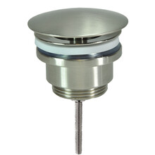 Afvoerplug Wiesbaden Caral Geborsteld Staal 5/4'' - 33.4399