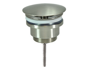 Afvoerplug Wiesbaden Caral Geborsteld Staal 5/4'' - 33.4399