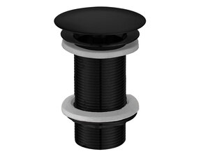 Afvoerplug 10cm Wiesbaden Caral Mat Zwart Verlengd 5/4'' - 33.4478