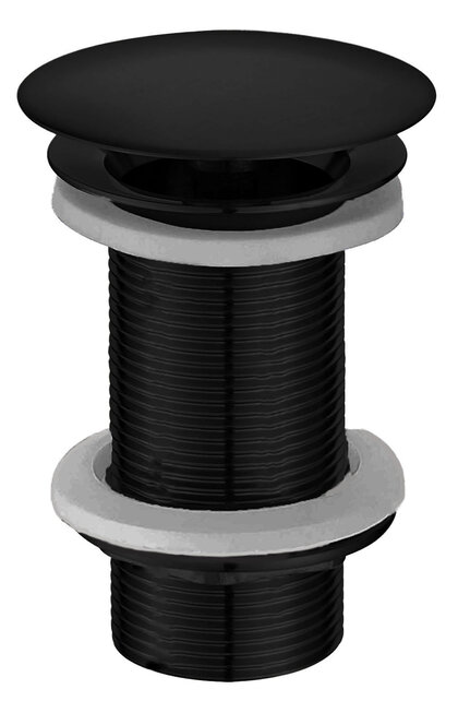 Afvoerplug 10cm Wiesbaden Caral Mat Zwart Verlengd 5/4'' - 33.4478