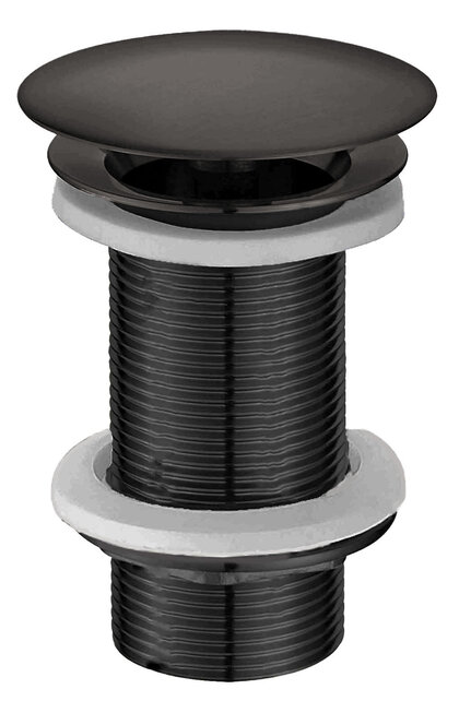 Afvoerplug 10cm Wiesbaden Caral Gunmetal Verlengd 5/4'' - 33.4486 Afvoerplug 10cm Wiesbaden Caral Gunmetal Verlengd 5/4'' - 33.4486