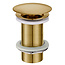 Wiesbaden Afvoerplug 10cm Wiesbaden Caral Geborsteld messing Verlengd 5/4'' - 33.4487