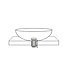 Afvoerplug 10cm Wiesbaden Caral Geborsteld brons koper Verlengd 5/4'' - 33.4488