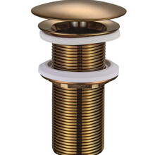 Afvoerplug 10cm Wiesbaden Caral Geborsteld brons koper Verlengd 5/4'' - 33.4488