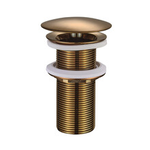 Afvoerplug 10cm Wiesbaden Caral Geborsteld brons koper Verlengd 5/4'' - 33.4488