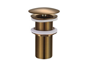 Afvoerplug 10cm Wiesbaden Caral Geborsteld brons koper Verlengd 5/4'' - 33.4488