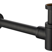 Wiesbaden Universele Sifon Star Laag Mat Zwart 5/4" x 32 mm - 33.4416