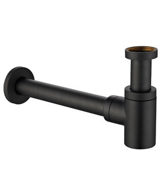 Wiesbaden Wiesbaden Universele Sifon Star Laag Mat Zwart 5/4" x 32 mm - 33.4416