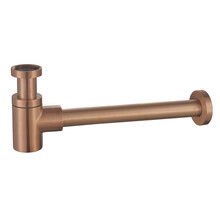 Wiesbaden Universele Sifon Star Laag Geborsteld brons koper 5/4" x 32 mm - 33.4422