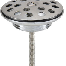 Afvoerplug open rooster Wiesbaden Korv Chroom 5/4" - 33.3541