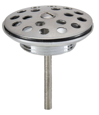 Wiesbaden Afvoerplug open rooster Wiesbaden Korv Chroom 5/4" - 33.3541