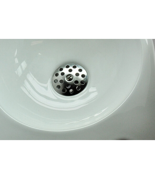 Afvoerplug open rooster Wiesbaden Korv Chroom 5/4" - 33.3541