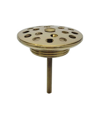 Wiesbaden Afvoerplug open rooster Wiesbaden Korv Geborsteld messing 5/4" - 33.3510