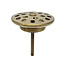 Wiesbaden Afvoerplug open rooster Wiesbaden Korv Geborsteld messing 5/4" - 33.3510