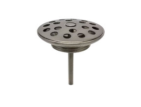 Afvoerplug open rooster Wiesbaden Korv Geborsteld staal 5/4" - 33.3504