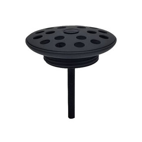 Afvoerplug open rooster Wiesbaden Korv Mat Zwart 5/4" - 33.3503