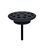 Afvoerplug open rooster Wiesbaden Korv Mat Zwart 5/4" - 33.3503