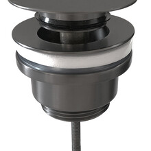 Afvoerplug Clickwaste Wiesbaden Caral 5/4" gunmetal - 33.7010