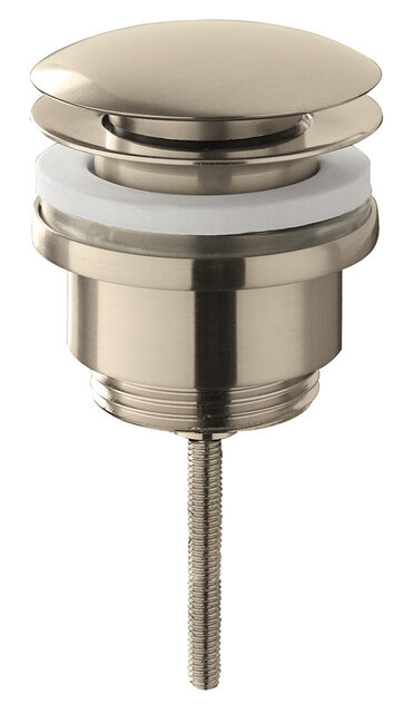 Afvoerplug Clickwaste Wiesbaden Caral Geborsteld Staal 5/4" - 33.4014