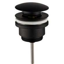 Afvoerplug Clickwaste Wiesbaden Caral Mat Zwart 5/4" - 33.4418