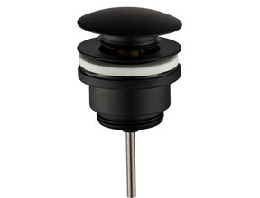 Afvoerplug Clickwaste Wiesbaden Caral Mat Zwart 5/4" - 33.4418