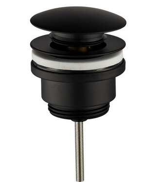 Wiesbaden Afvoerplug Clickwaste Wiesbaden Caral Mat Zwart 5/4" - 33.4418