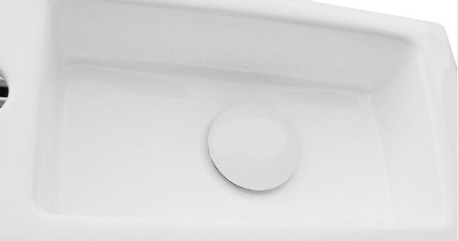 Afvoerplug Clickwaste Wiesbaden Caral Glans Wit 5/4" - 33.4406