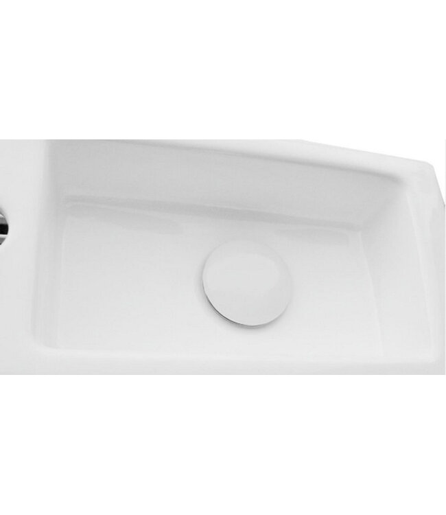 Afvoerplug Clickwaste Wiesbaden Caral Glans Wit 5/4" - 33.4406